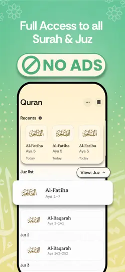 Capture d'écran de Holy Quran Pro: Tajweed, Audio sur iPhone 1