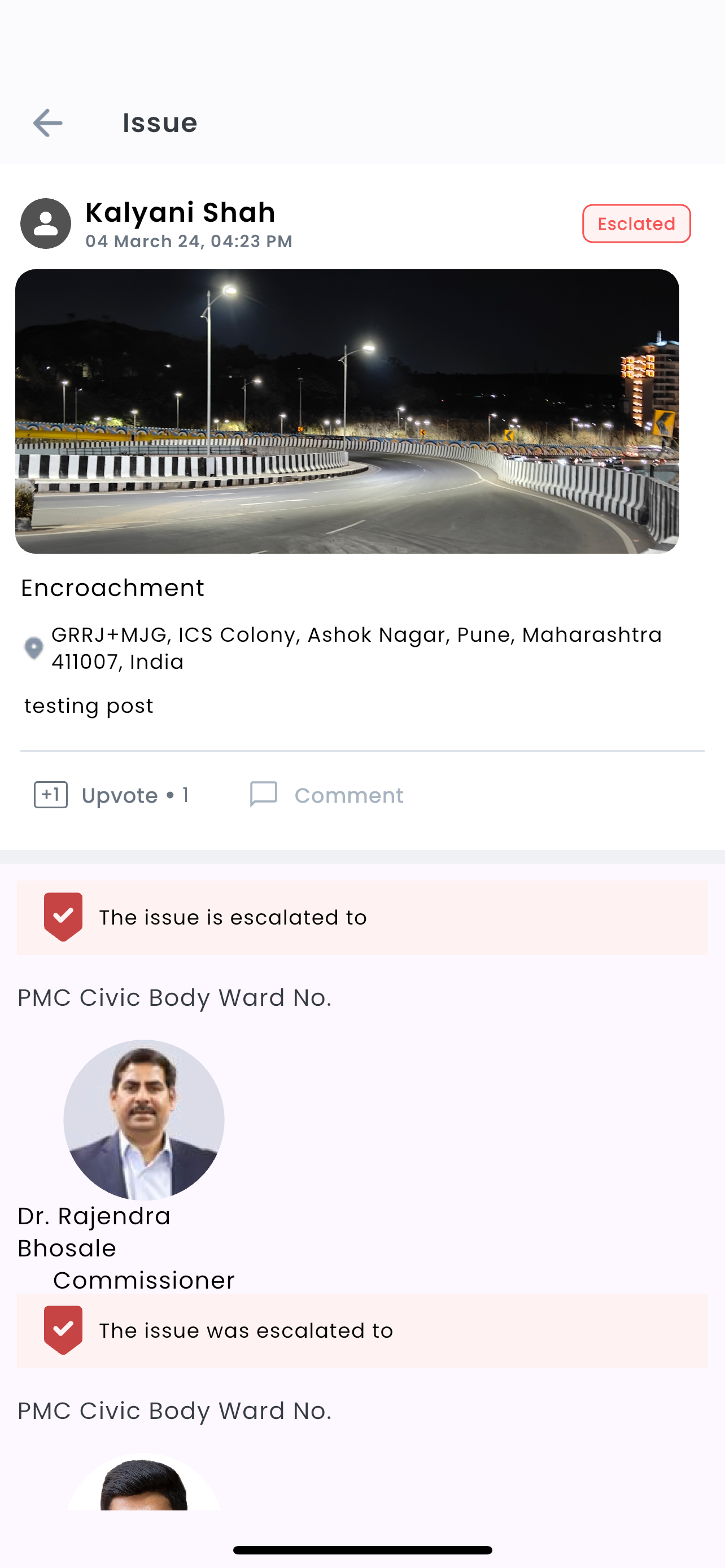 MyNeta App-Report Civic Issues screenshot 3