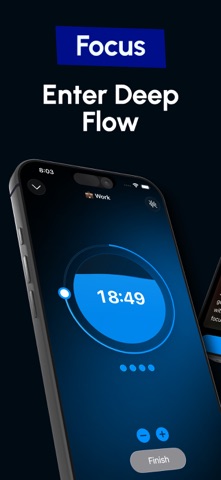 AI Pomodoro Focus Timer Poco iPhone screenshot