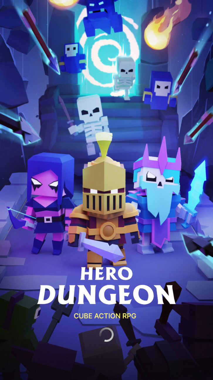 Hero Dungeon: Cube Action RPG Hack screenshot 5 - iOS game interface