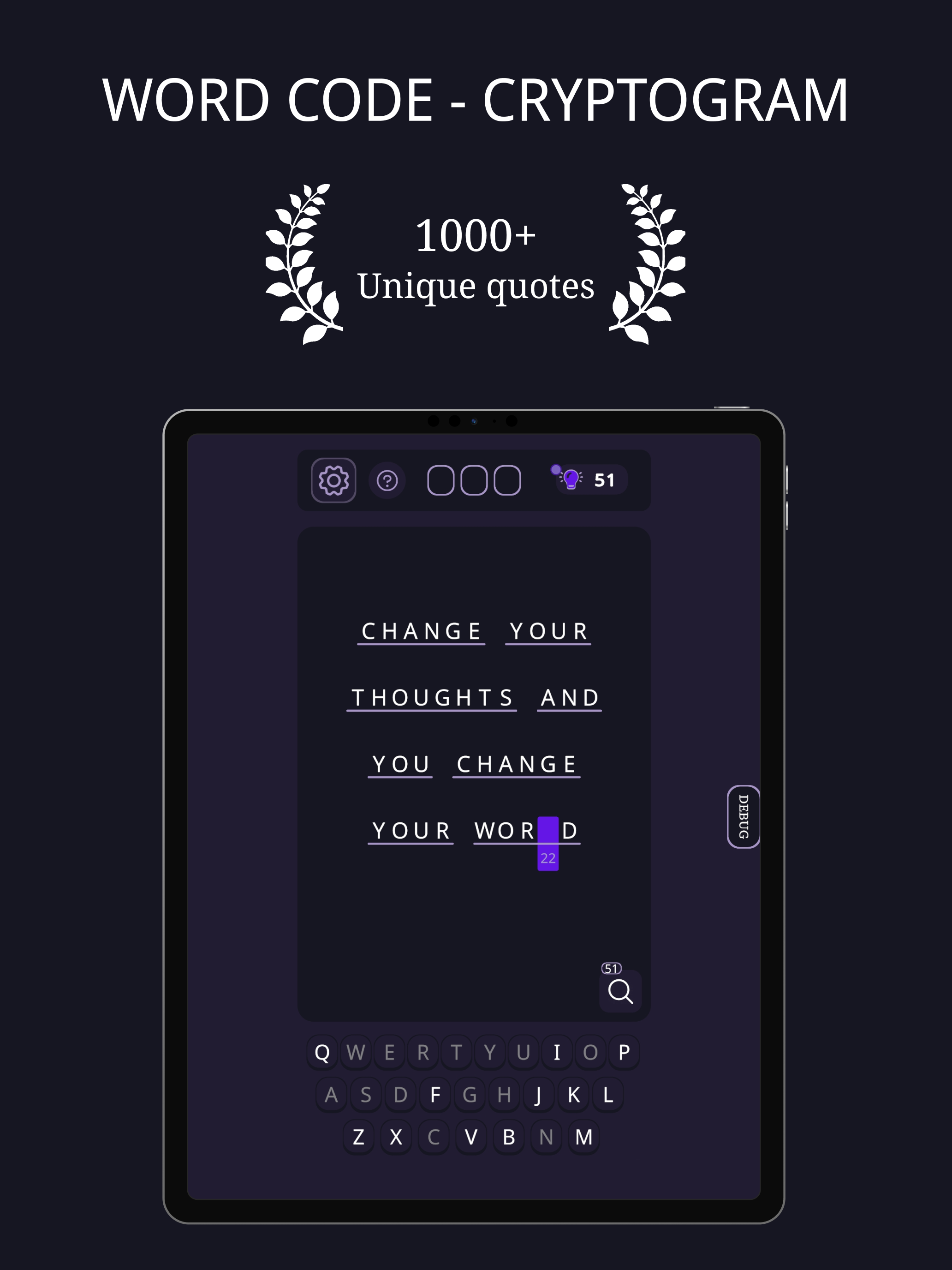 Word Code - Cryptogram