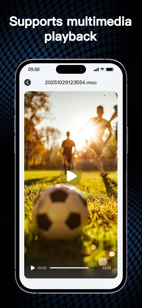 Zip, RAR, 7z File Extractor - The app seamlessly integrates multimedia playback, allowing users to preview videos with a clear play button and a dynamic progress bar for easy navigation.