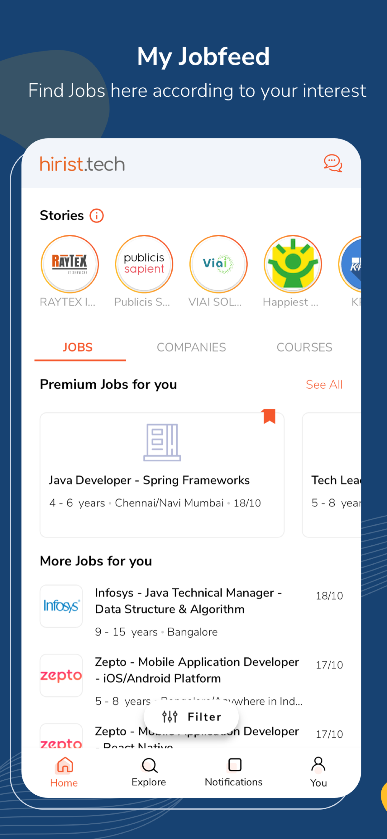 hirist.tech: IT Job Search App