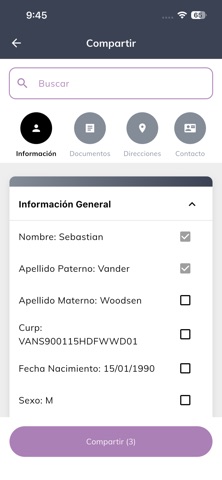 DIN APP screenshot