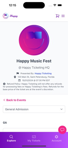 Happy Ticketing Screenshot 2 of 5