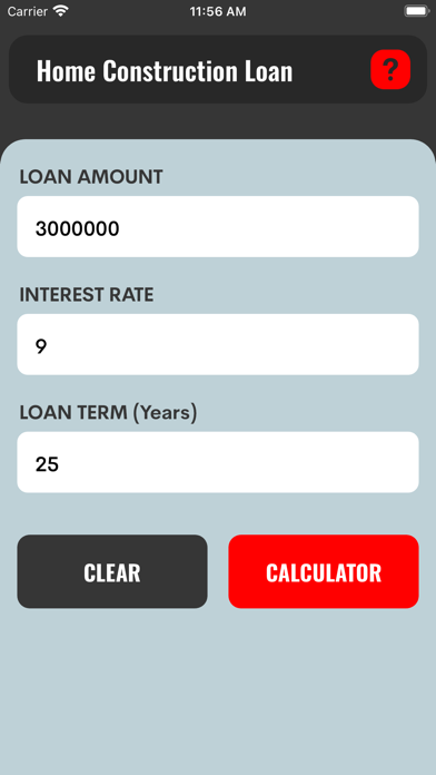 Screenshot #1 pour Home Loan Calculator- EMI Calc