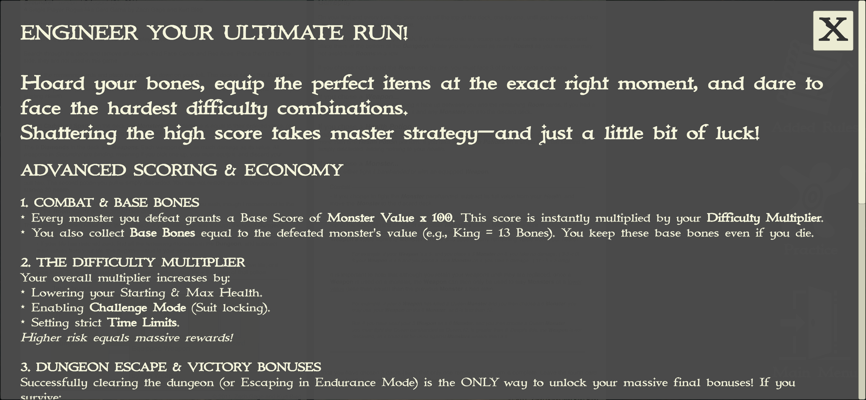 Dungeon Scoundrel: Solitaire