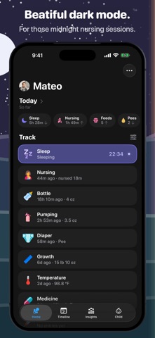 Cami: Baby Tracker iPhone screenshot