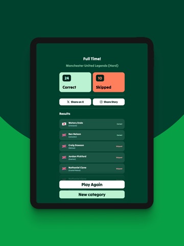 On Yer Head: Football Trivia iPad screenshot