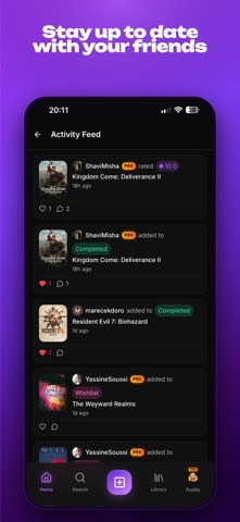 Gamerlog: Video Game Tracker Screenshot 5 of 7