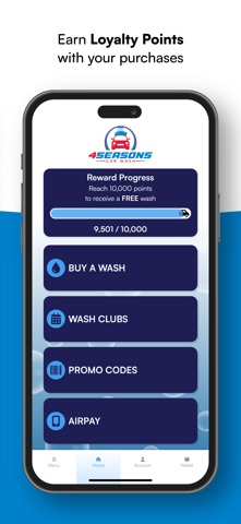 4 Seasons Car Wash iPhone screenshot
