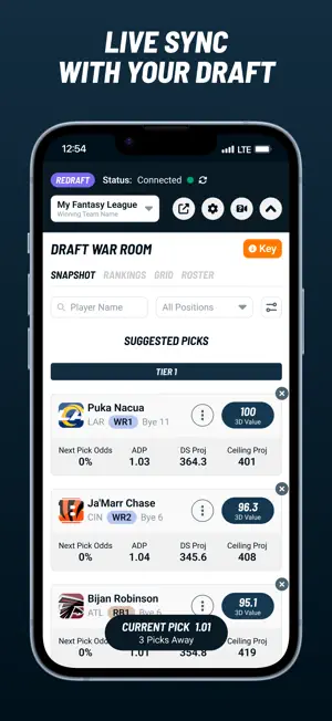 Draft Sharks Fantasy Football screenshot 3