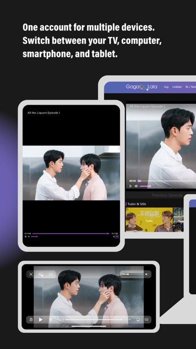 GagaOOLala: Gay, Les, BL Films Screenshot