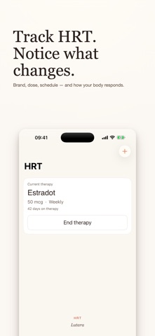 Lutara: Perimenopause Tracker Screenshot 1 of 5