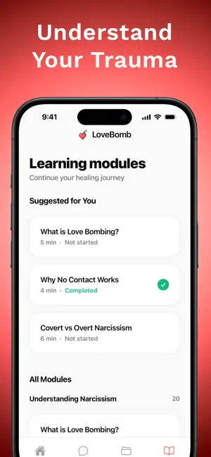 LoveBomb: No Contact Tracker screenshot 2