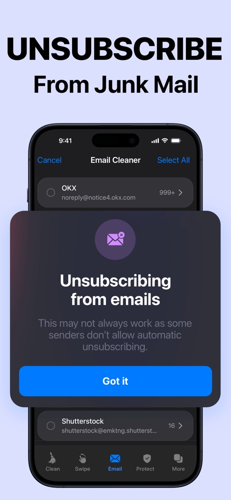 Cleaner Kit - Clean Up Storage - Adiós al Spam
