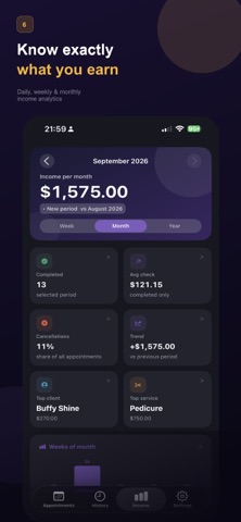 ClientFlow - Booking & Clients Screenshot 6 of 6