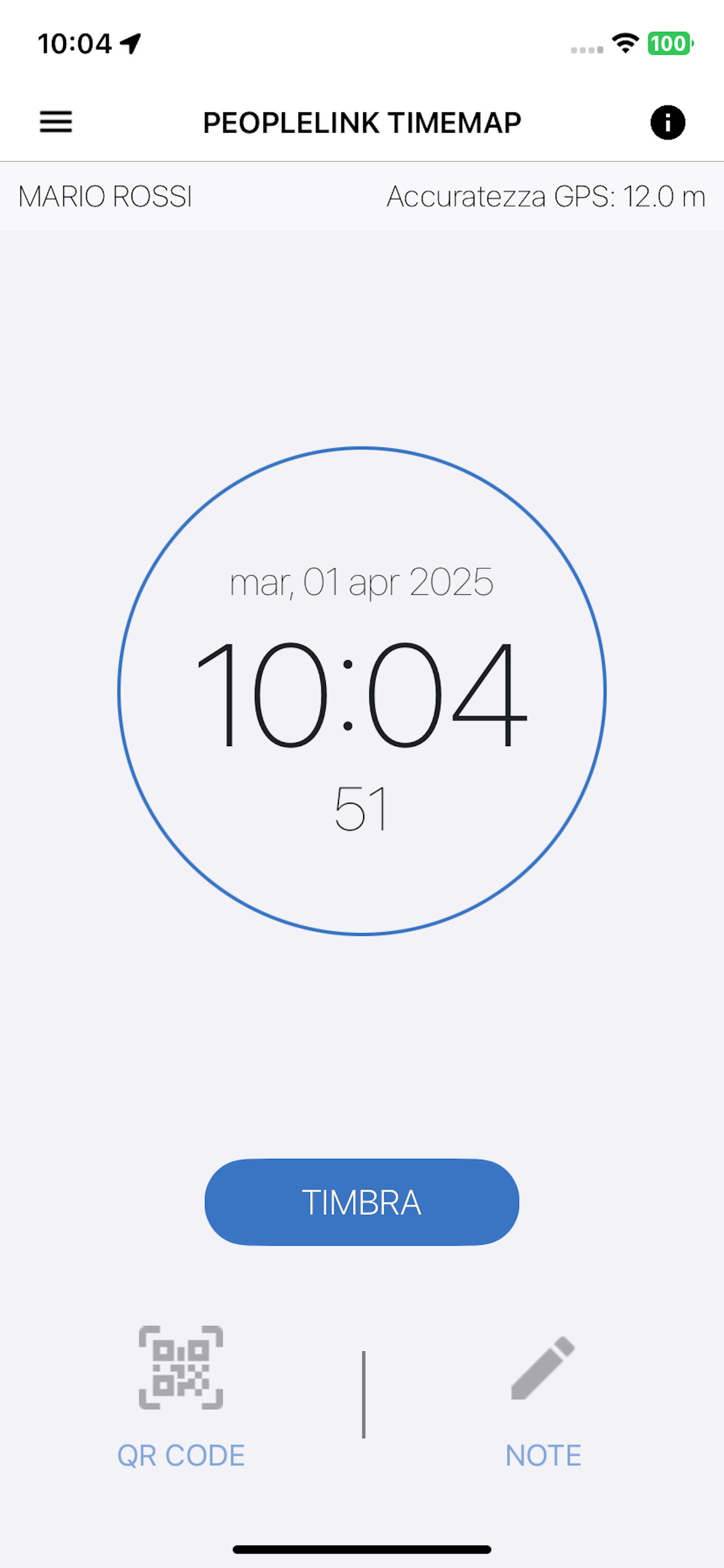 PEOPLELINK TIMEMAP