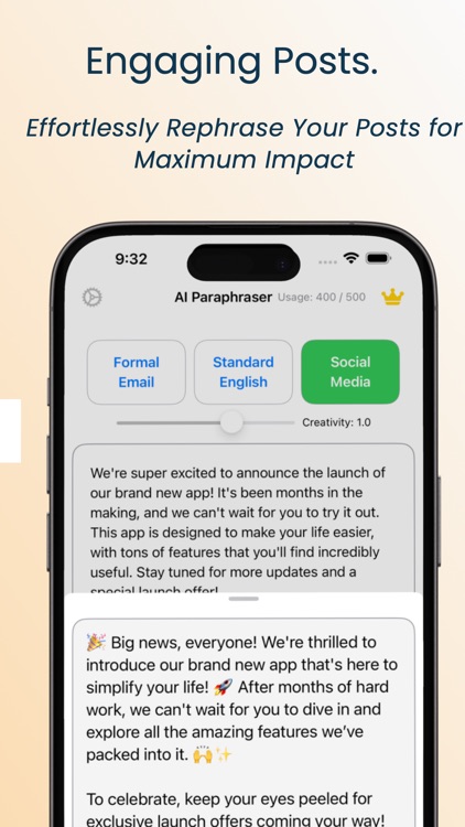 Paraphrase tool & Reword AI screenshot-3