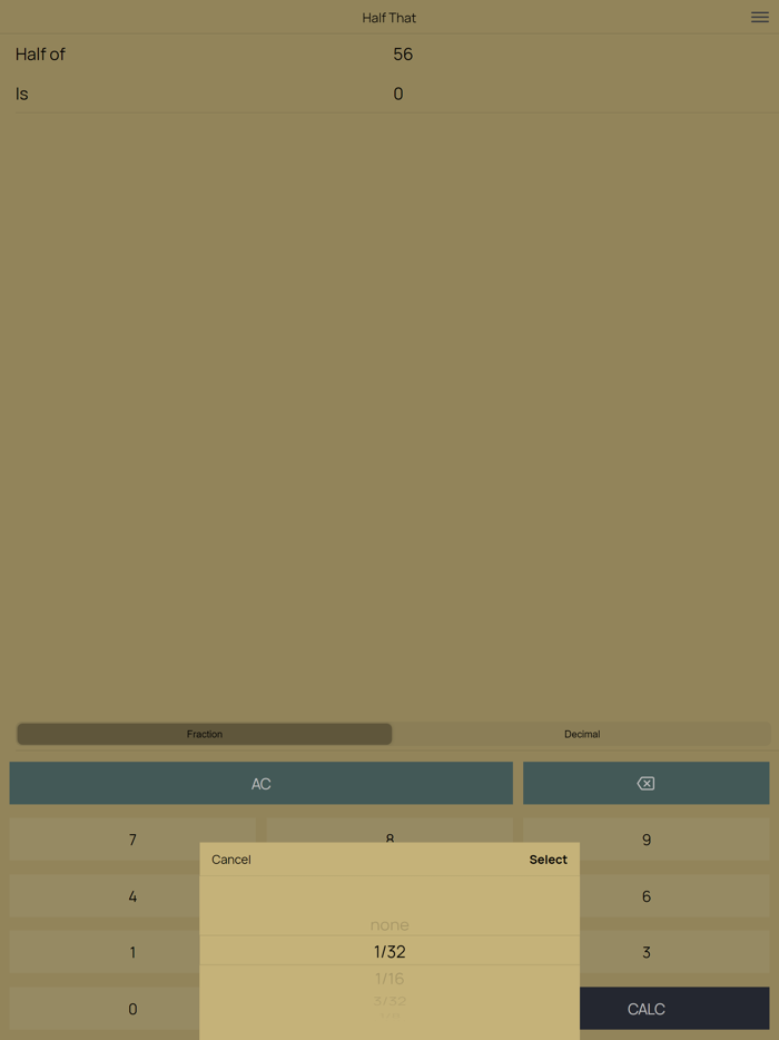 Half That Calculator