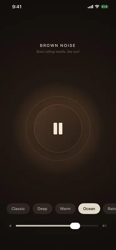 Brown Noise Player screenshot 3 of 4