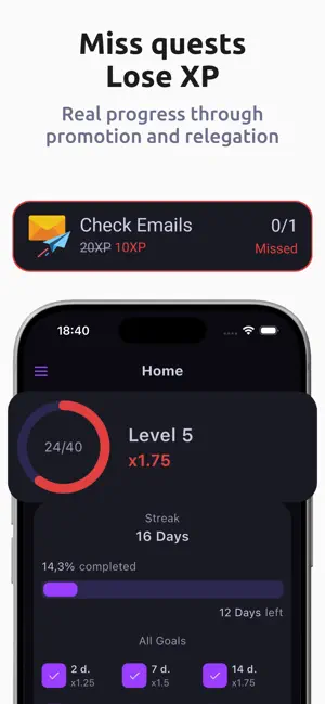 Live Level - Habit Tracker screenshot 3