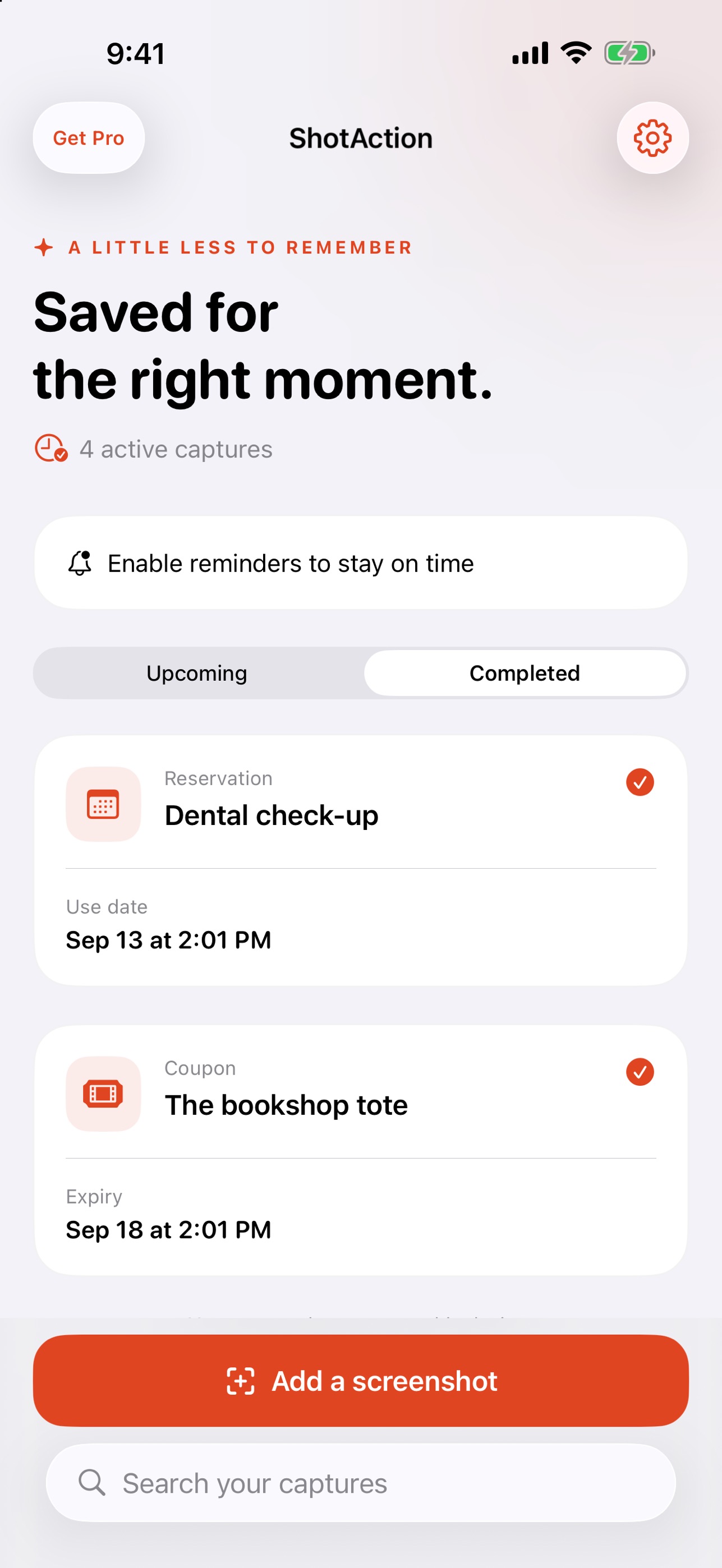 Screenshot 3 of ShotAction: Coupon & Expiry