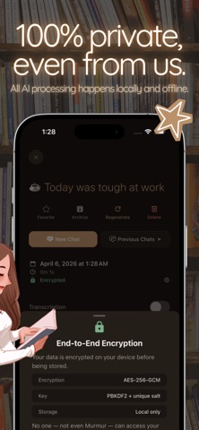 Murmur – AI Journal, Just Talk iPhone screenshot