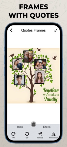 Family Tree Collage Maker iPhone screenshot