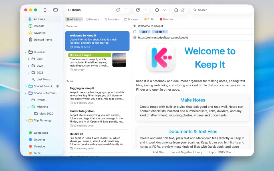 Screenshot 1 of Keep It 2.7.8