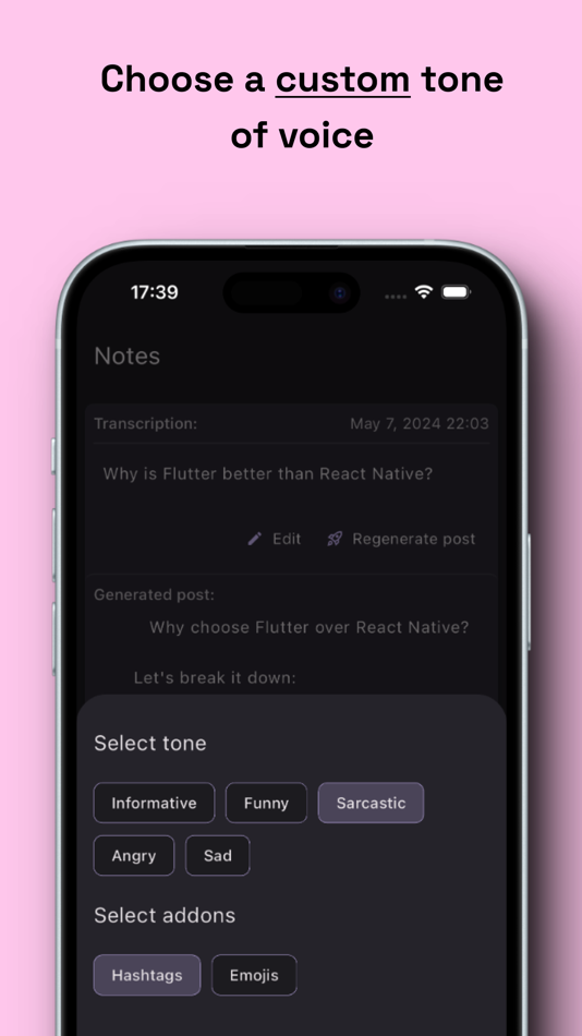 #3. Voice Post - LinkedIn posts (iOS) 由: Digital Snacks