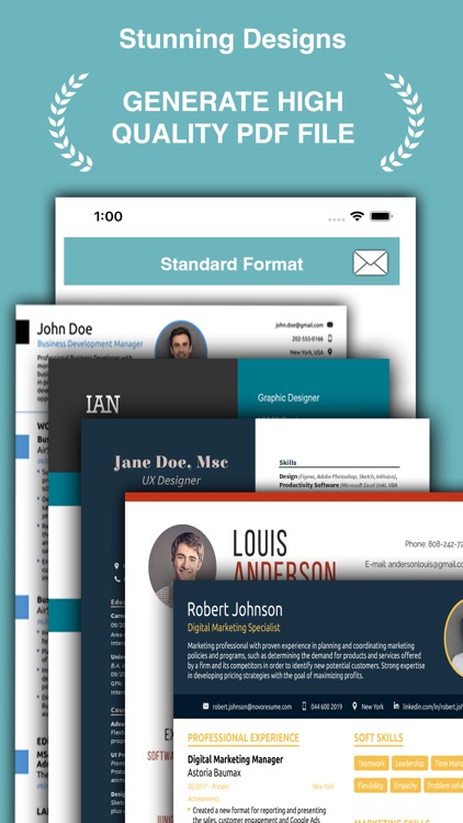 Resume Maker & CV Maker -PDF screenshot-3