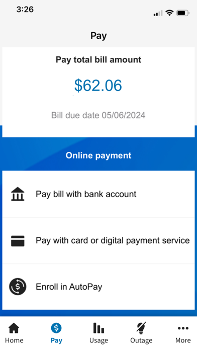 Arizona Public Service Screenshot