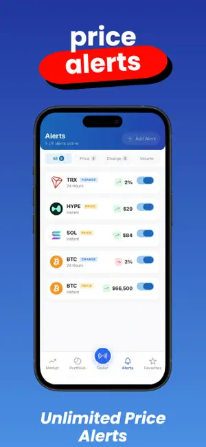 CoinMarketRadar: Tracker screenshot 3