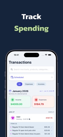 Pocketly: Expense Tracker Screenshot 3 of 6