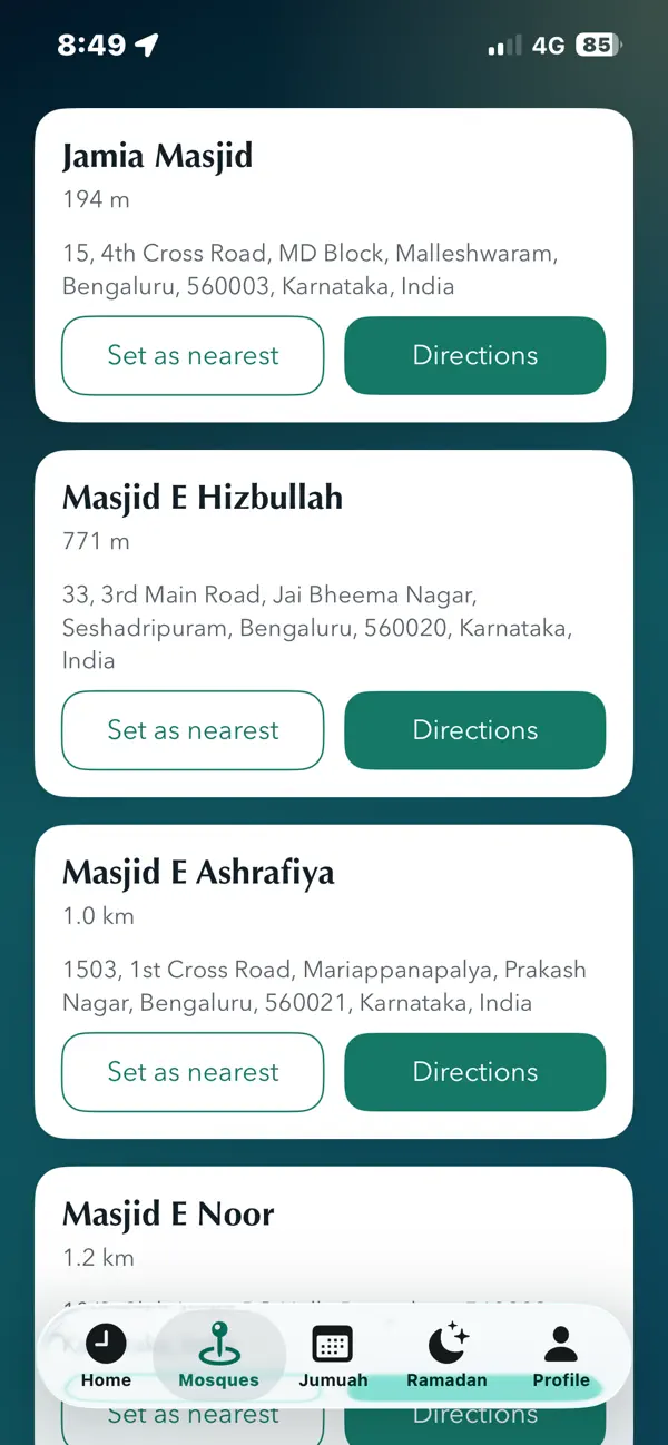 #5. SalahSpot (iOS) Ved: Shazaib Shoukath