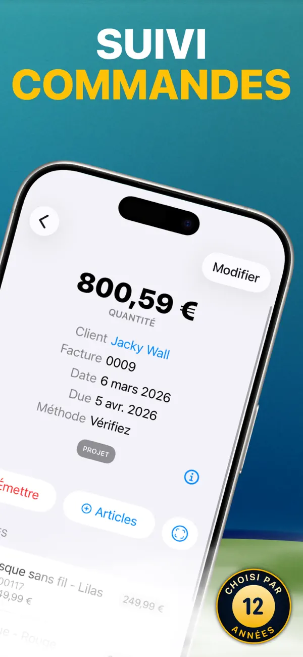 Screenshot #3 pour Gestion des Commandes
