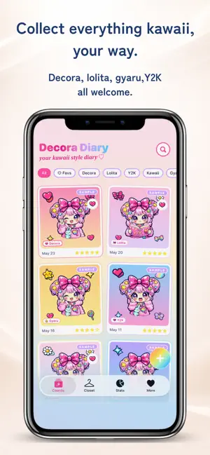 Decora Diary: OOTD Closet screenshot 1