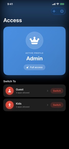 Access: Profile Switch Screenshot 3 of 10