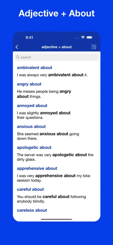 English Collocation Flashcards screenshot 7 of 10