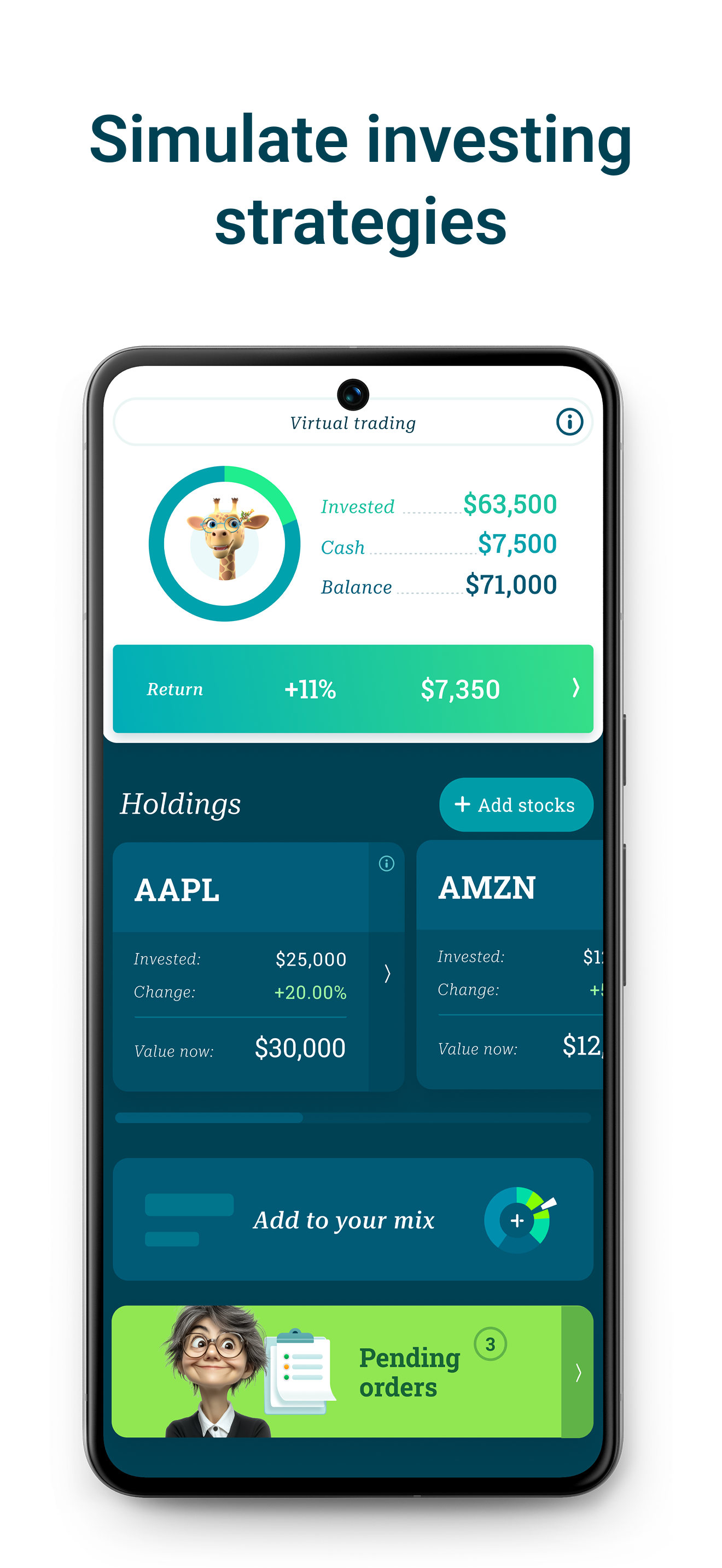 Giraffe Invest: How to invest screenshot 4