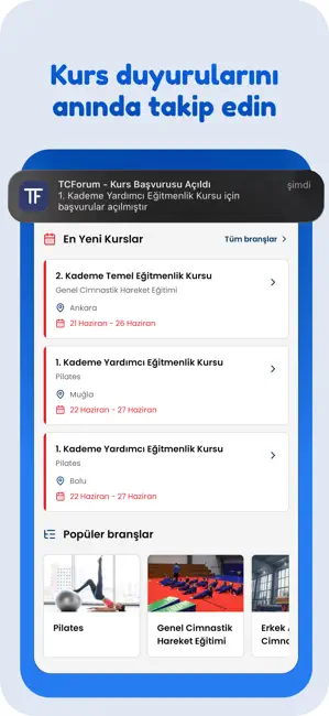 TCForum: Kurs ve Randevu iPhone screenshot 1