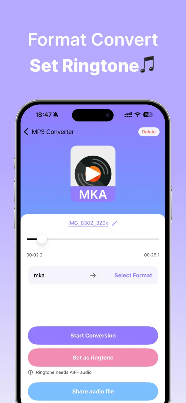 Screenshot #3 pour MP3 Converter - Video to Audio