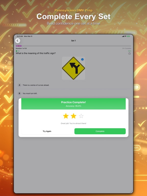 PA DMV Prep iPad screenshot