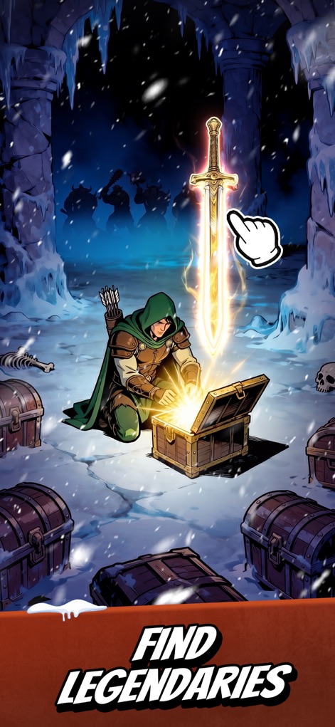 Rise of the Kings - Discover the thrill of finding powerful legendary weapons and mystical glowing artifacts within forgotten crypts.