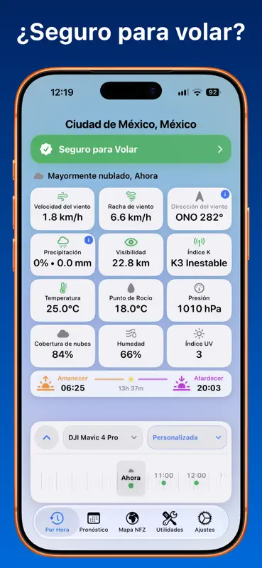 Clima drone - Weather4Fly screenshot 1 of 7