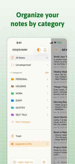 Simple Notes - Note Taking App screenshot 2