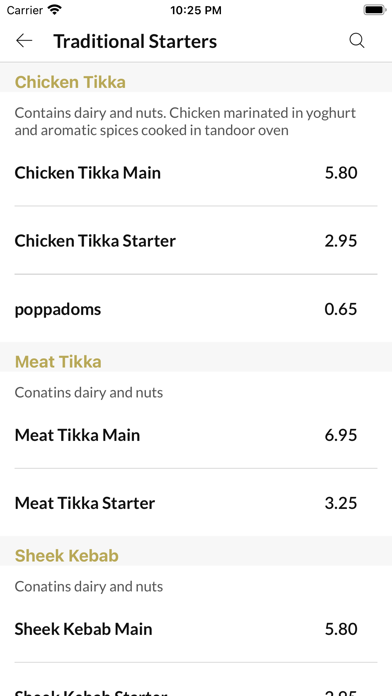 Moza Kitchen Screenshot