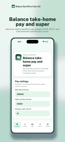 AI Salary Sacrifice Calculator screenshot