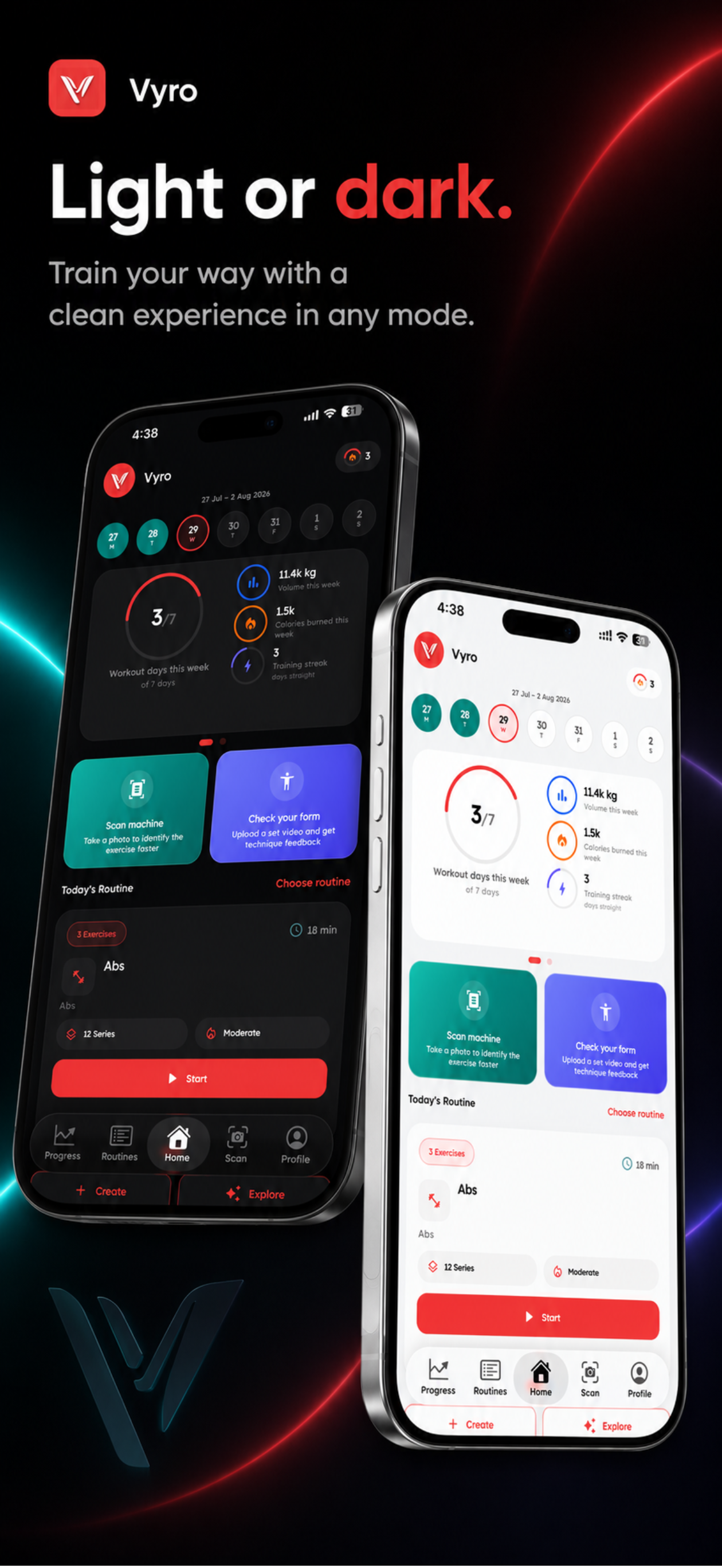 Vyro: AI Gym & Workout Tracker screenshot 8